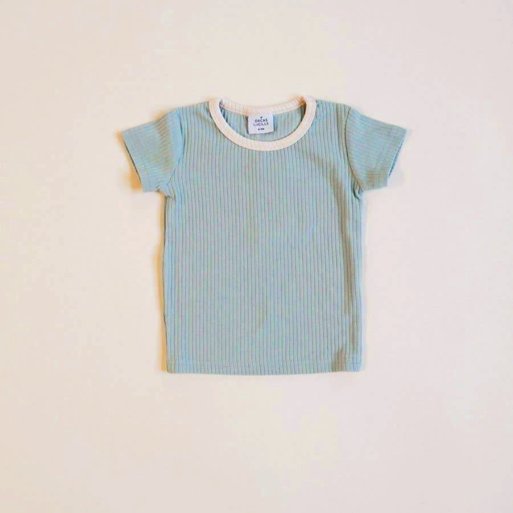 Retro Tee - Ether/Cream